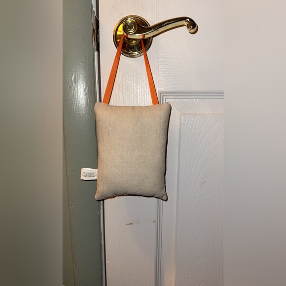 Pumpkin Spice Fall Pillow Hanger Cloth Decor Latte 5x7” Ribbon Hanger Mug - Picture 3 of 3